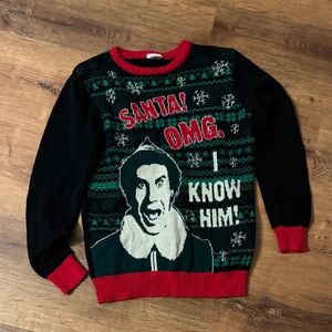 Buddy the Elf  Holiday Sweater kids size large
